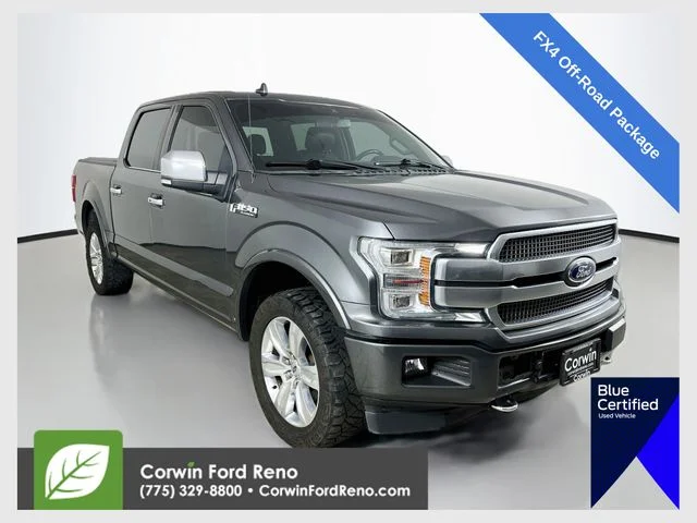 Certified Used 2019 Magnetic Ford Platinum image 1