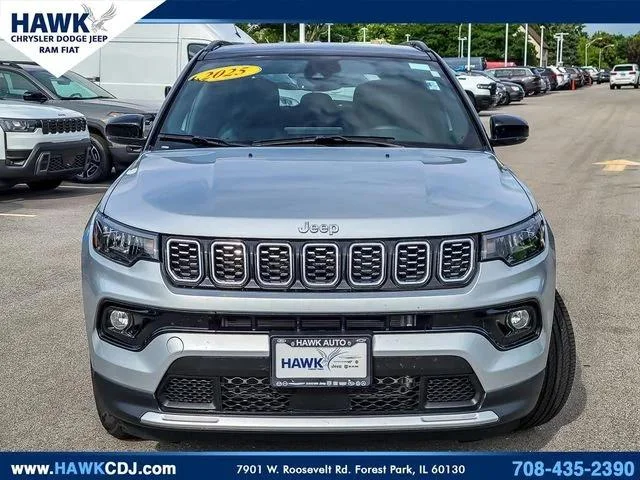 Certified Used 2025 Silver Jeep Limited image 4
