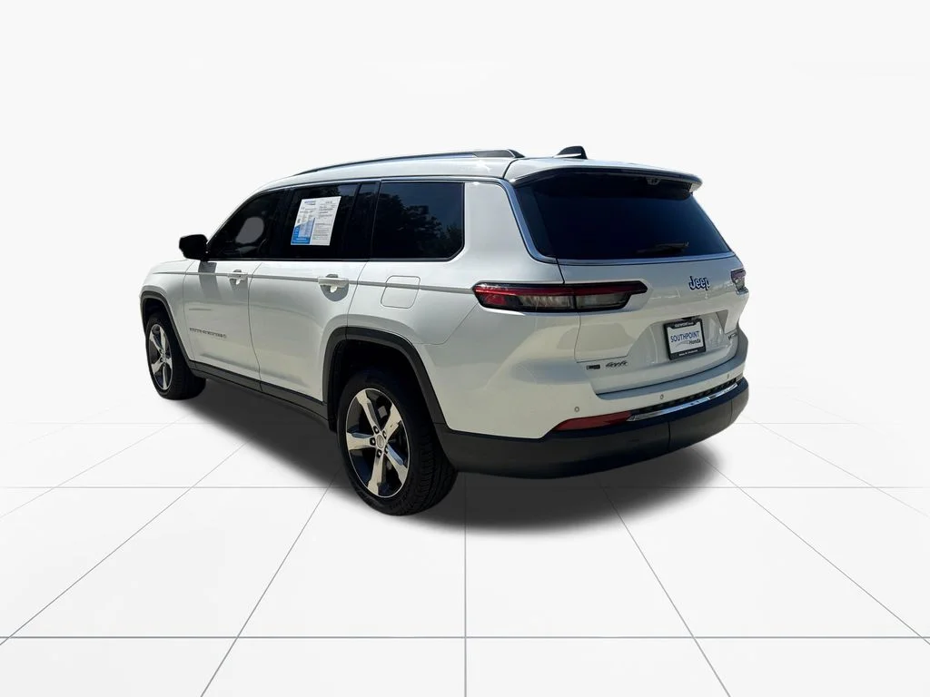 Used 2021 Bright White Clearcoat Jeep Limited image 6