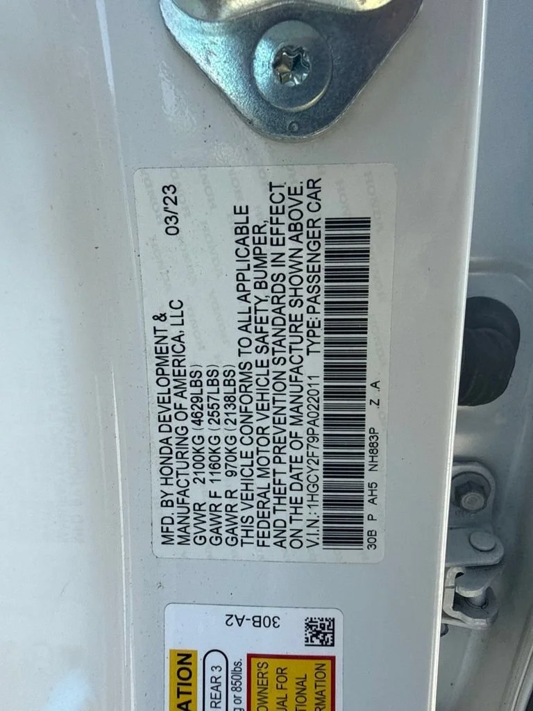 Used 2023 White Honda Sport-L image 30