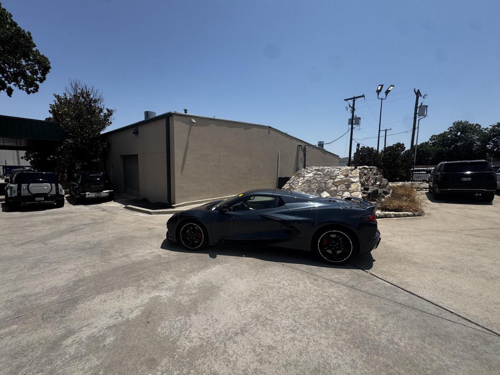 Used 2021 Shadow Gray Metallic Chevrolet 2LT CONVERTIBLE 6.2L V8 image 1