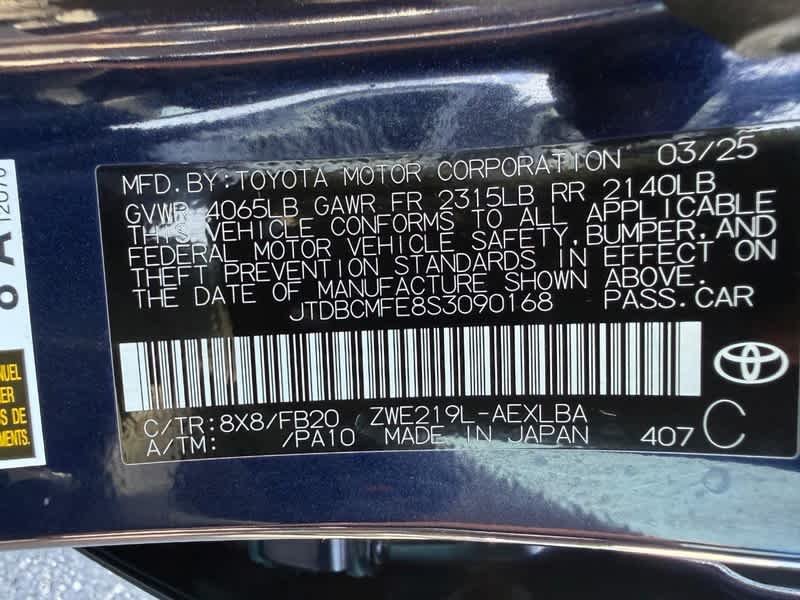 Used 2025 Blueprint Toyota Hybrid LE image 23