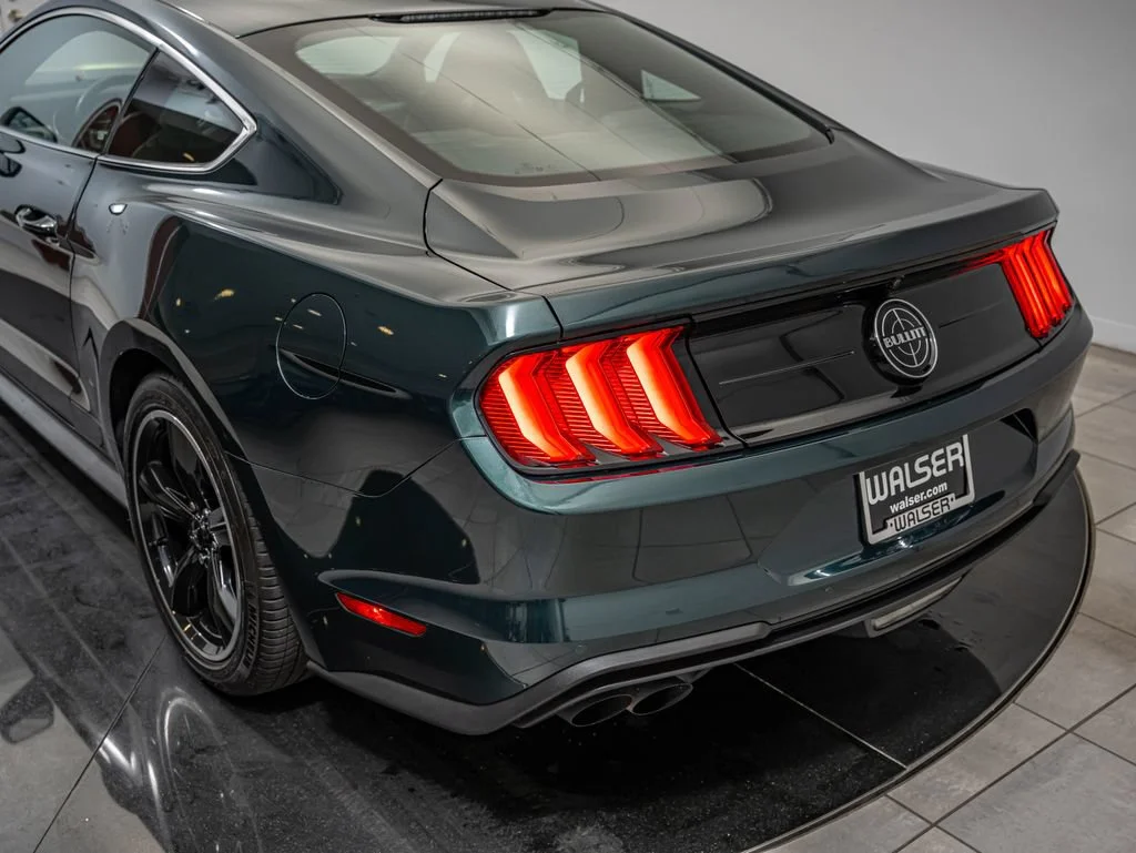 Used 2019 Dark Highland Green Metallic Ford Bullitt image 18