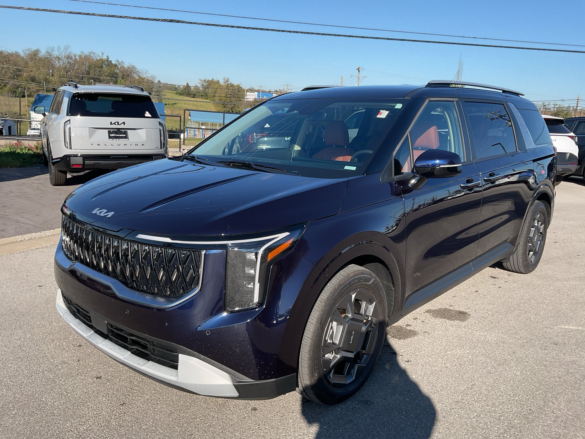Used 2026 Deep Chroma Blue Kia EX image 4