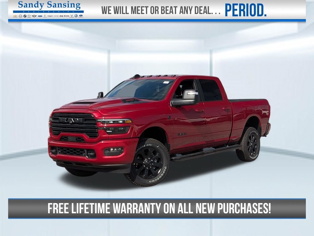 New 2026 Molten Red Pearl-Coat Exterior Paint RAM Laramie image 1