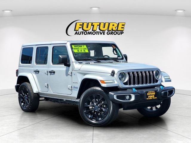 Used 2024 Silver Jeep Sahara 4xe image 1