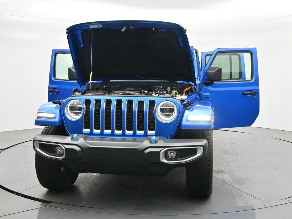Used 2022 Blue Jeep Unlimited Sahara 4xe image 39