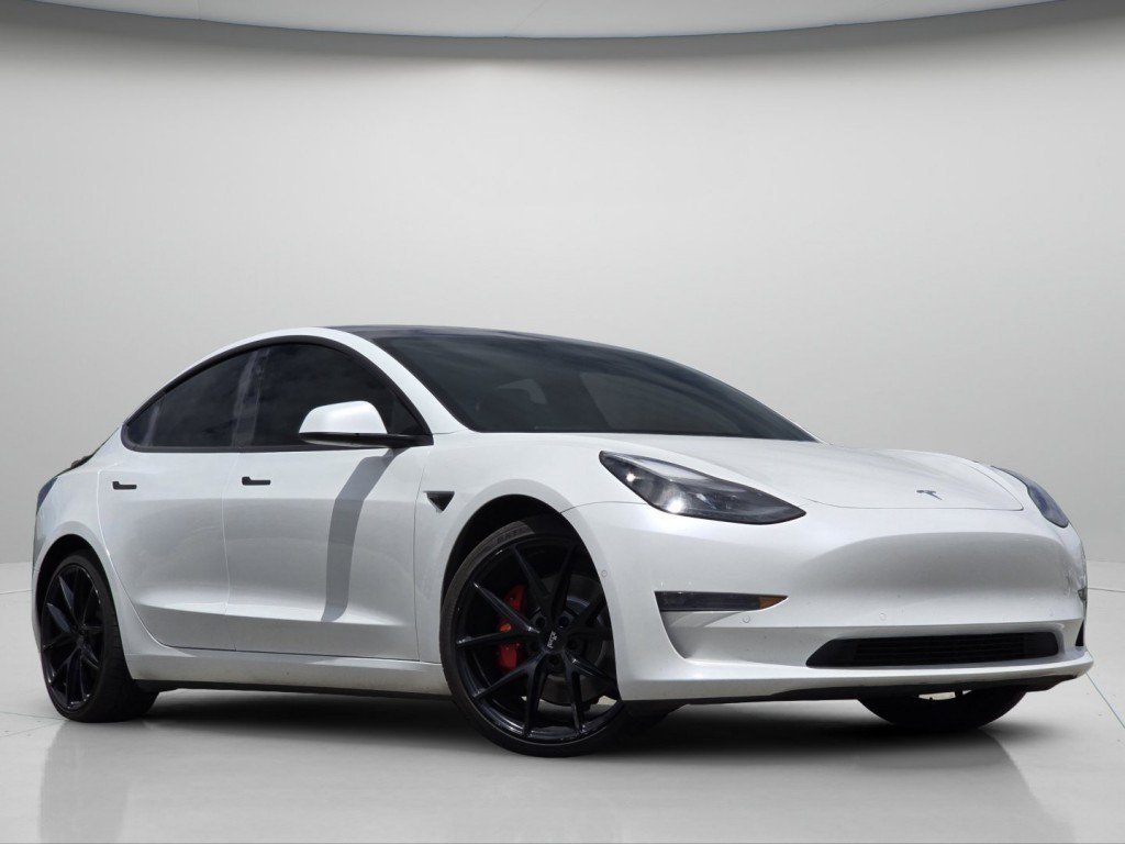 Used 2021 Tesla Model 3 Base with VIN 5YJ3E1ECXMF020500 for sale in Bountiful, UT