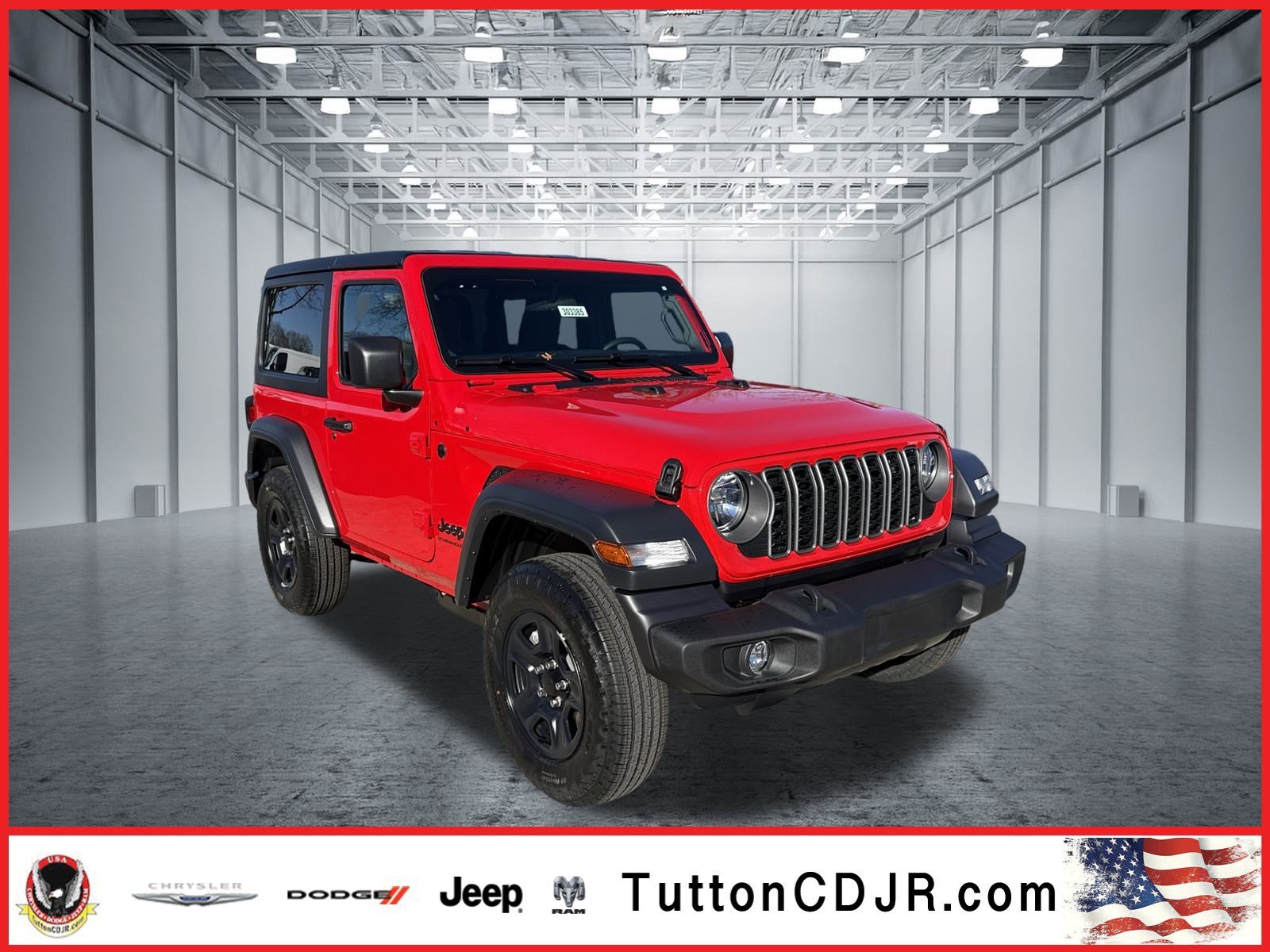 New 2026 Firecracker Red Clearcoat Jeep Sport image 1