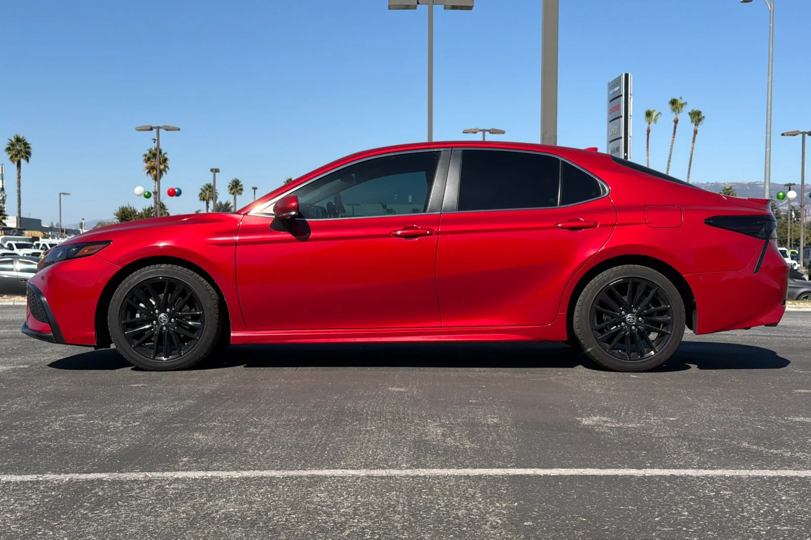 Used 2022 Red Toyota SE image 7