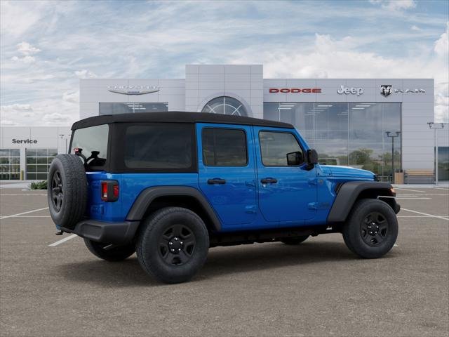 New 2026 Hydro Blue Pearlcoat Jeep 4-Door Sport 4x4 image 30
