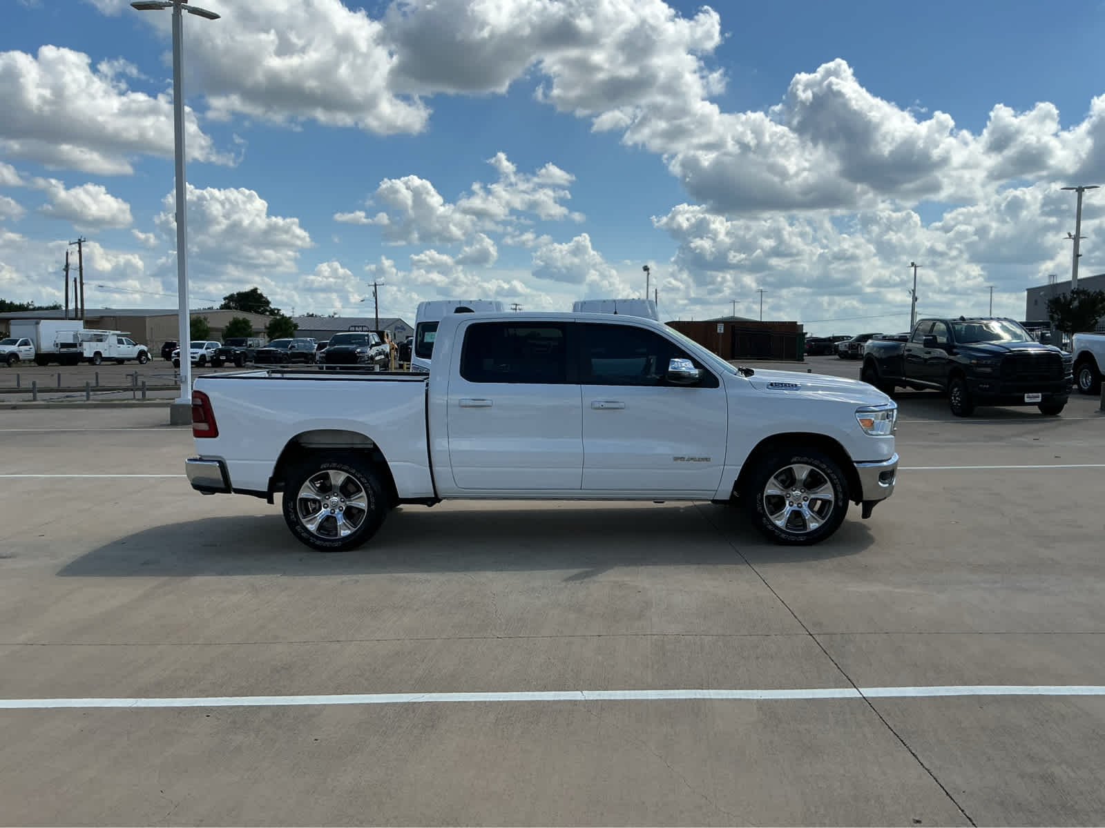 Used 2024 Bright White Clearcoat Ram Laramie image 5