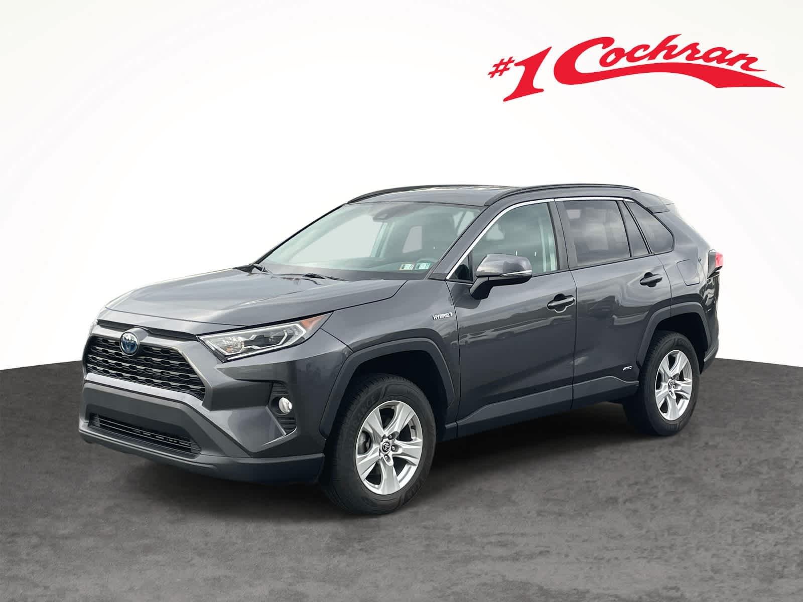 Used 2021 Magnetic Gray Metallic Toyota Hybrid XLE image 16