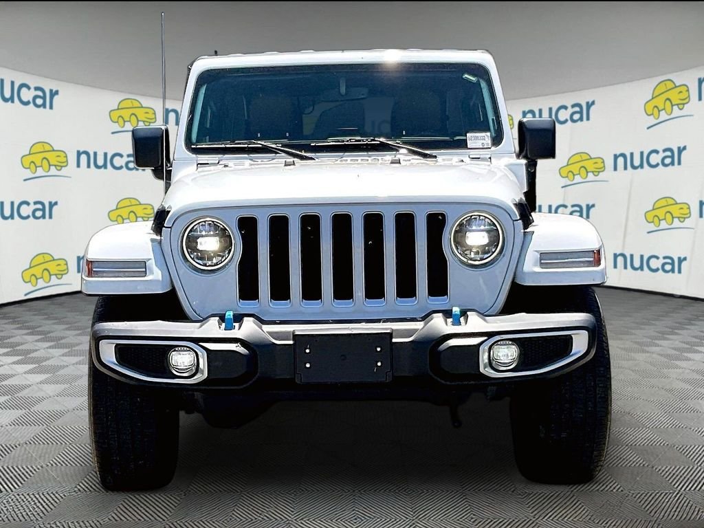 Used 2023 White Jeep Sahara 4xe image 2