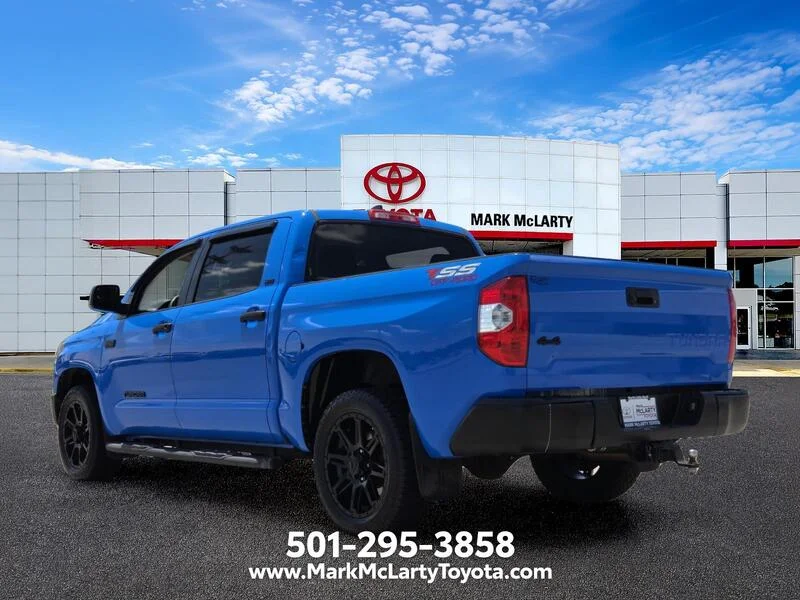 Used 2020 BLUE TOYOTA SR5 CREWMAX 5.5