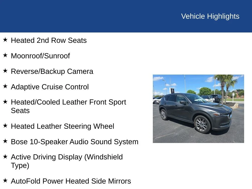 Used 2019 Machine Gray Metallic Mazda Grand Touring image 21