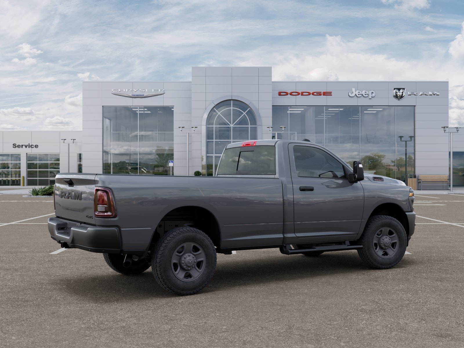 New 2026 Ceramic Gray Clear-Coat Exterior Paint RAM Tradesman image 19
