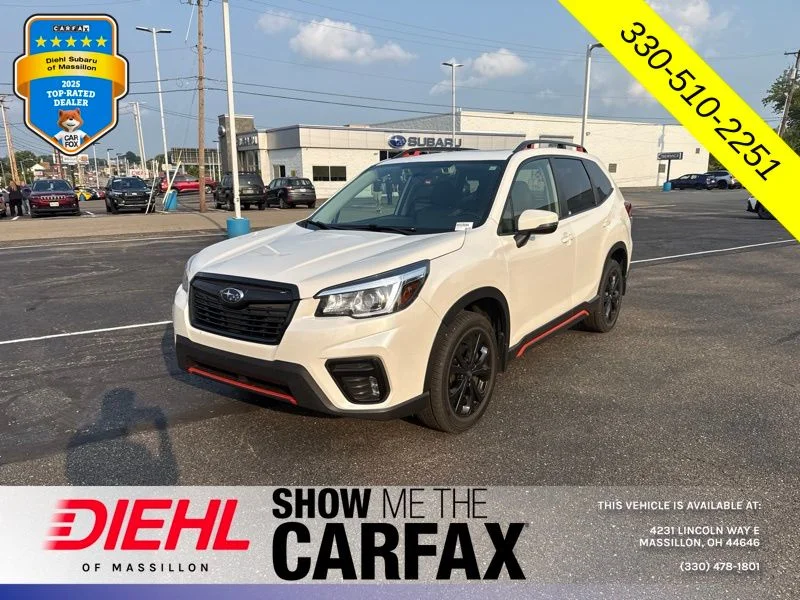 Used 2020 Subaru Forester Sport with VIN JF2SKAMC9LH407853 for sale in Massillon, OH