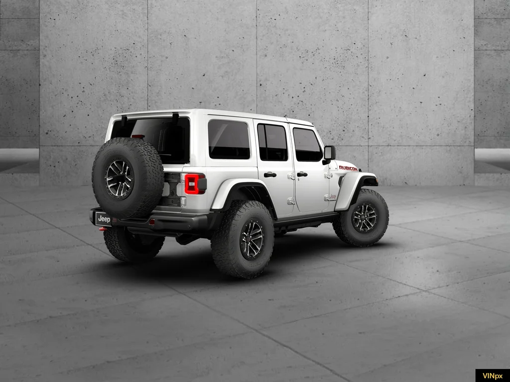 New 2026 Bright White Clear-Coat Exterior Paint Jeep Rubicon X image 6