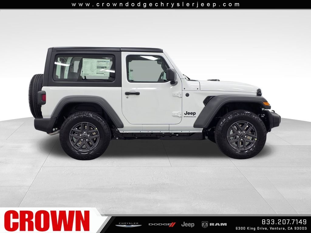 New 2026 Bright White Clear-Coat Exterior Paint Jeep Sport image 4
