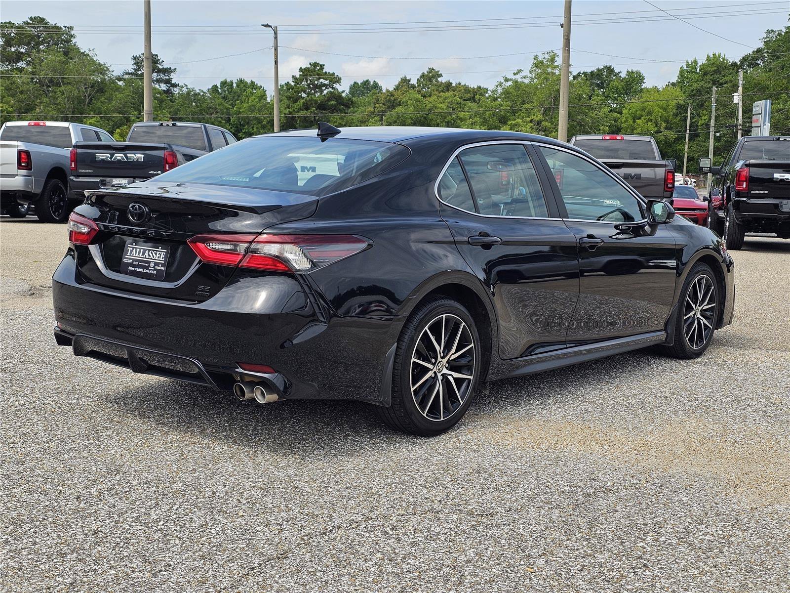 Used 2024 Midnight Black Metallic Toyota SE image 8