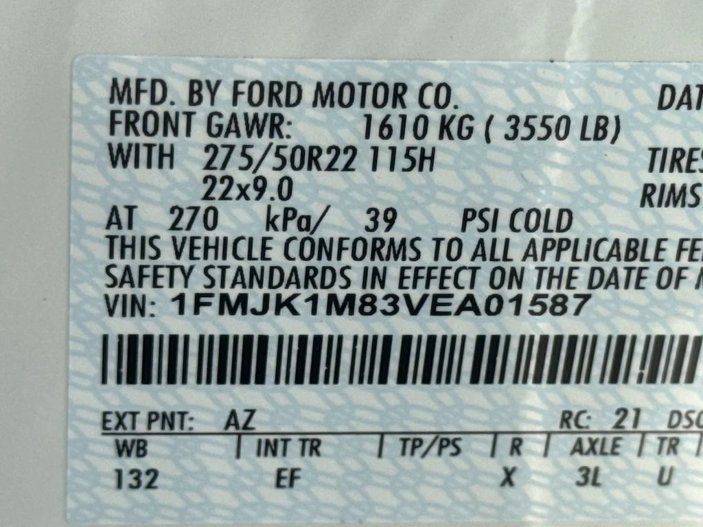 New 2027 White Ford Platinum image 35