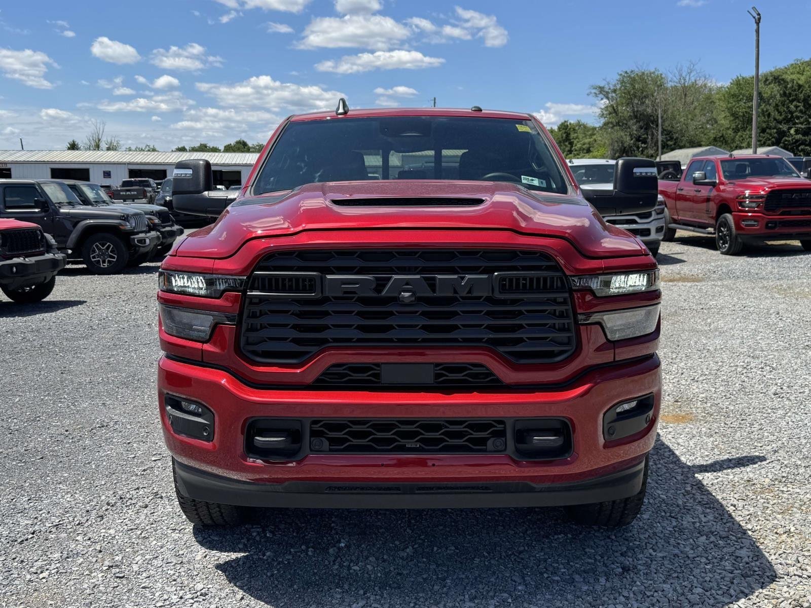 New 2026 Molten Red Pearl-Coat Exterior Paint RAM Black Express image 26