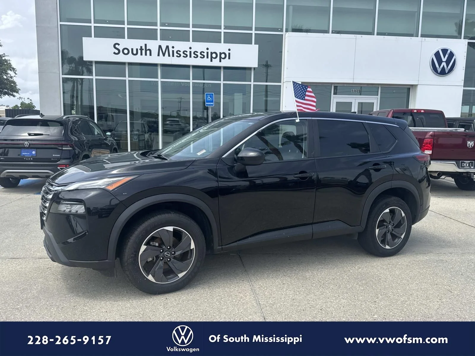 Used 2024 Black Nissan SV image 1