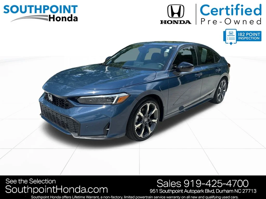 Certified Used 2025 Blue Lagoon Pearl Honda Sport image 3