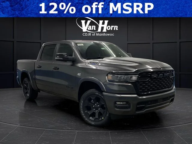 New 2026 Granite Crystal Metallic Clearcoat RAM Big Horn/Lone Star image 1
