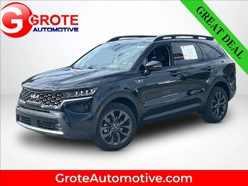 Used 2023 Black Kia X-Line EX image 1
