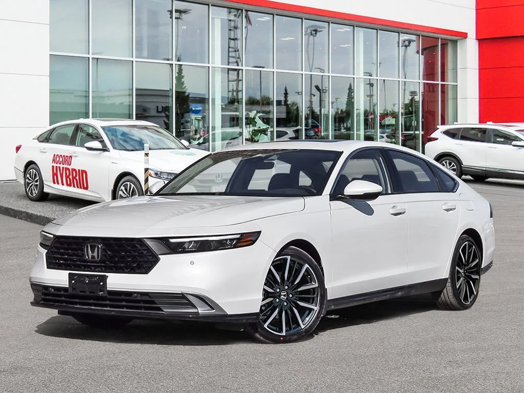 New 2026 Platinum White Pearl Honda TOURING The best of the Accord. The best of everyt image 1
