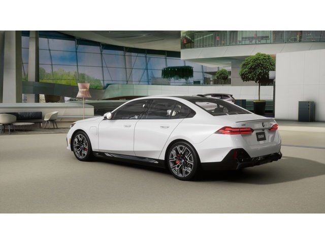 New 2027 White BMW 550e image 2