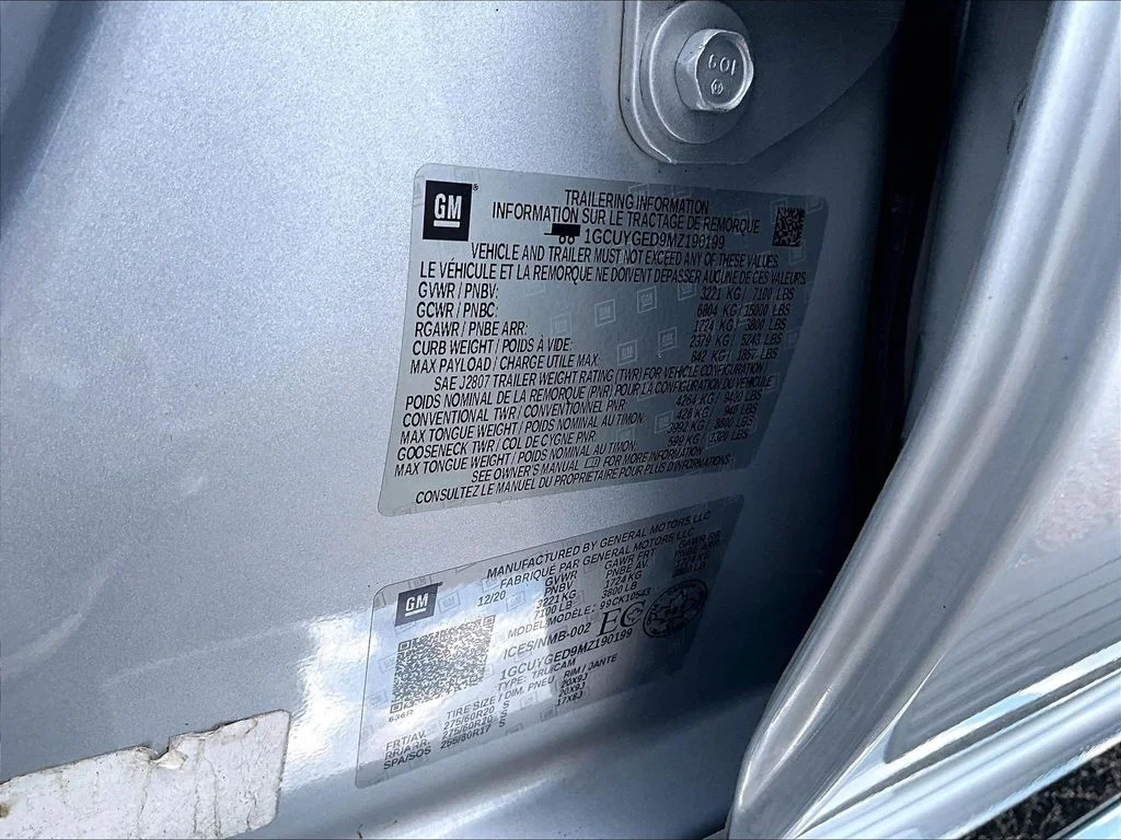 Certified Used 2021 Silver Chevrolet LTZ image 23