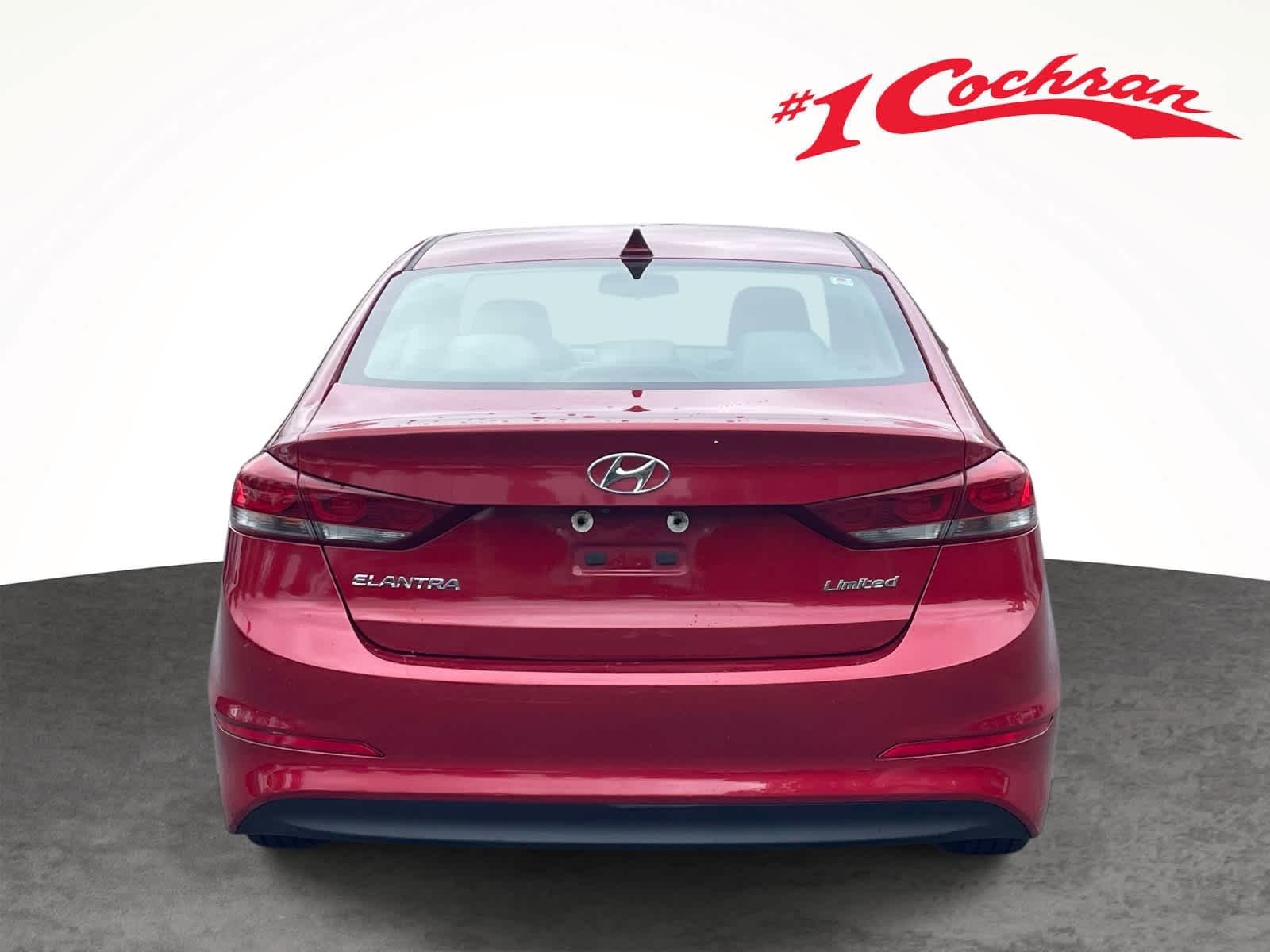 Used 2017 Scarlet Red Pearl Hyundai Limited image 8