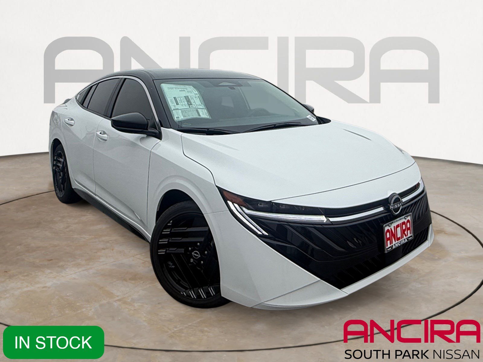 New 2026 Aspen White Tricoat/Super Black Nissan SR image 1
