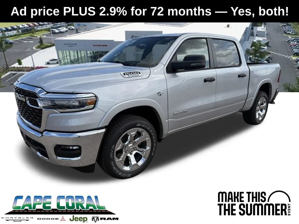 New 2026 Silver Zynith Exterior Paint RAM Big Horn/Lone Star image 1
