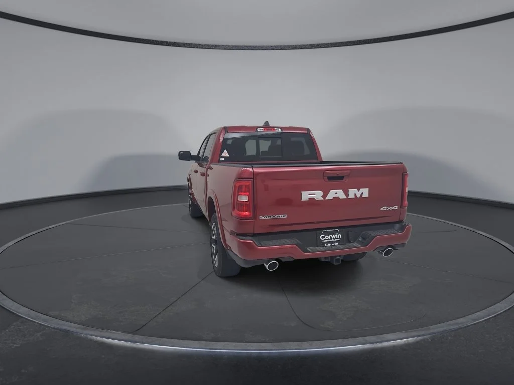 New 2026 Molten Red Pearl-Coat Exterior Paint RAM Laramie image 12