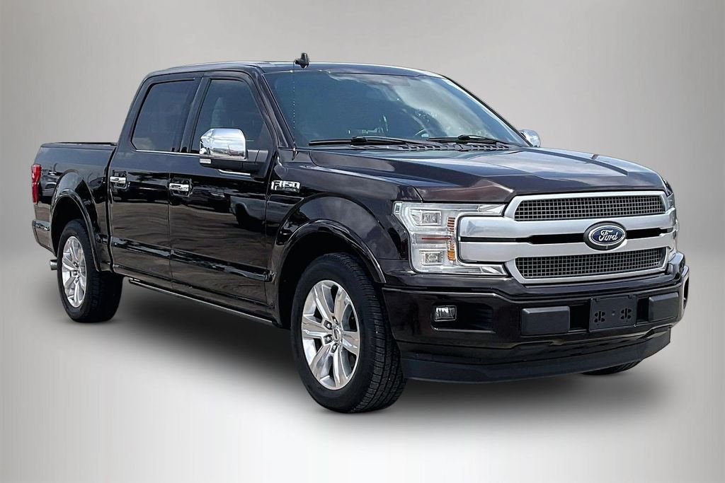 Used 2018 Shadow Black Ford Platinum image 1