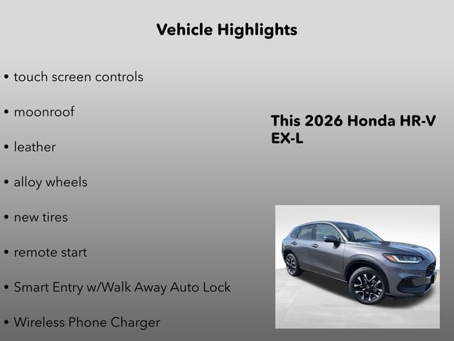 New 2026 Modern Steel Metallic Honda EX-L image 15