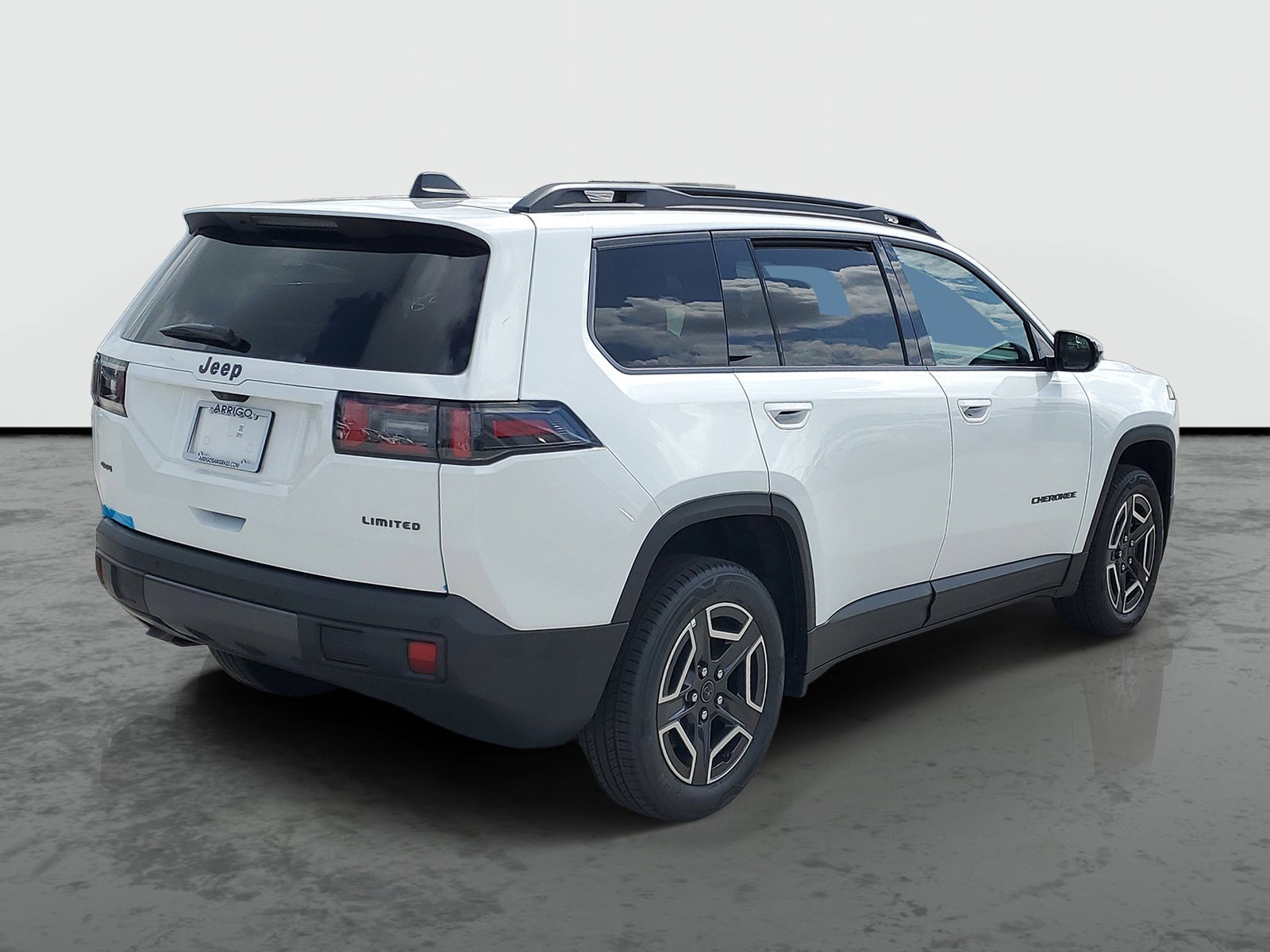 New 2026 Bright White Clear-Coat Exterior Paint Jeep Limited image 1