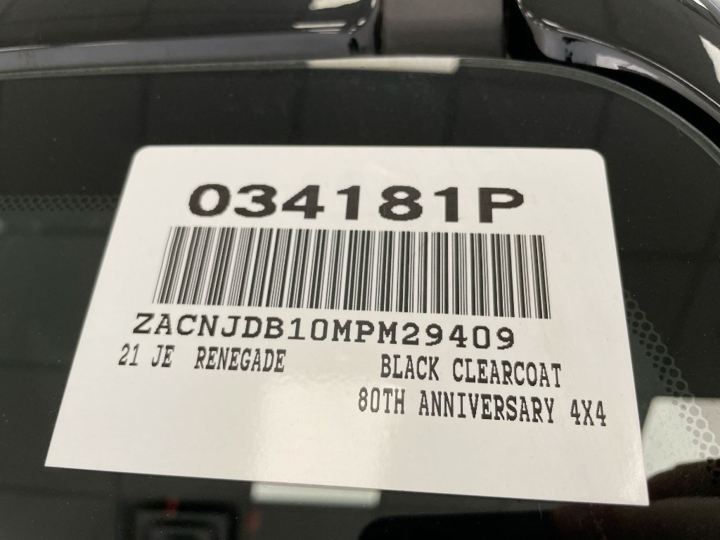Certified Used 2021 Black Jeep 80th Anniversary 4x4 image 33
