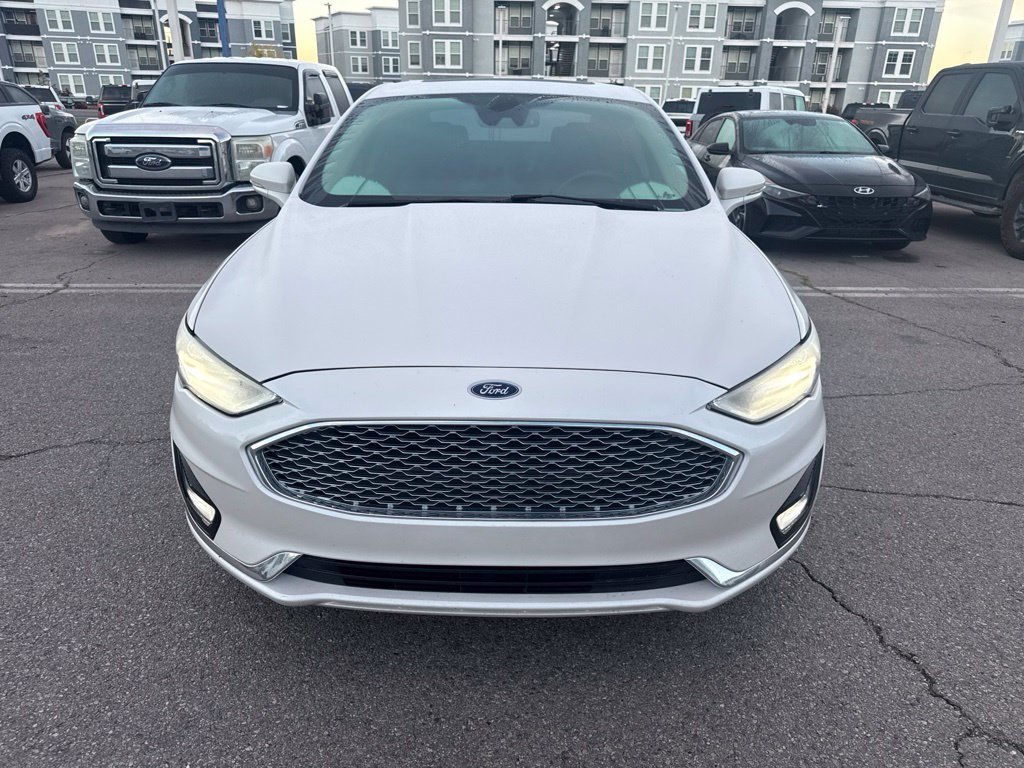 Used 2019 White Platinum Clearcoat Metallic Ford Titanium image 18