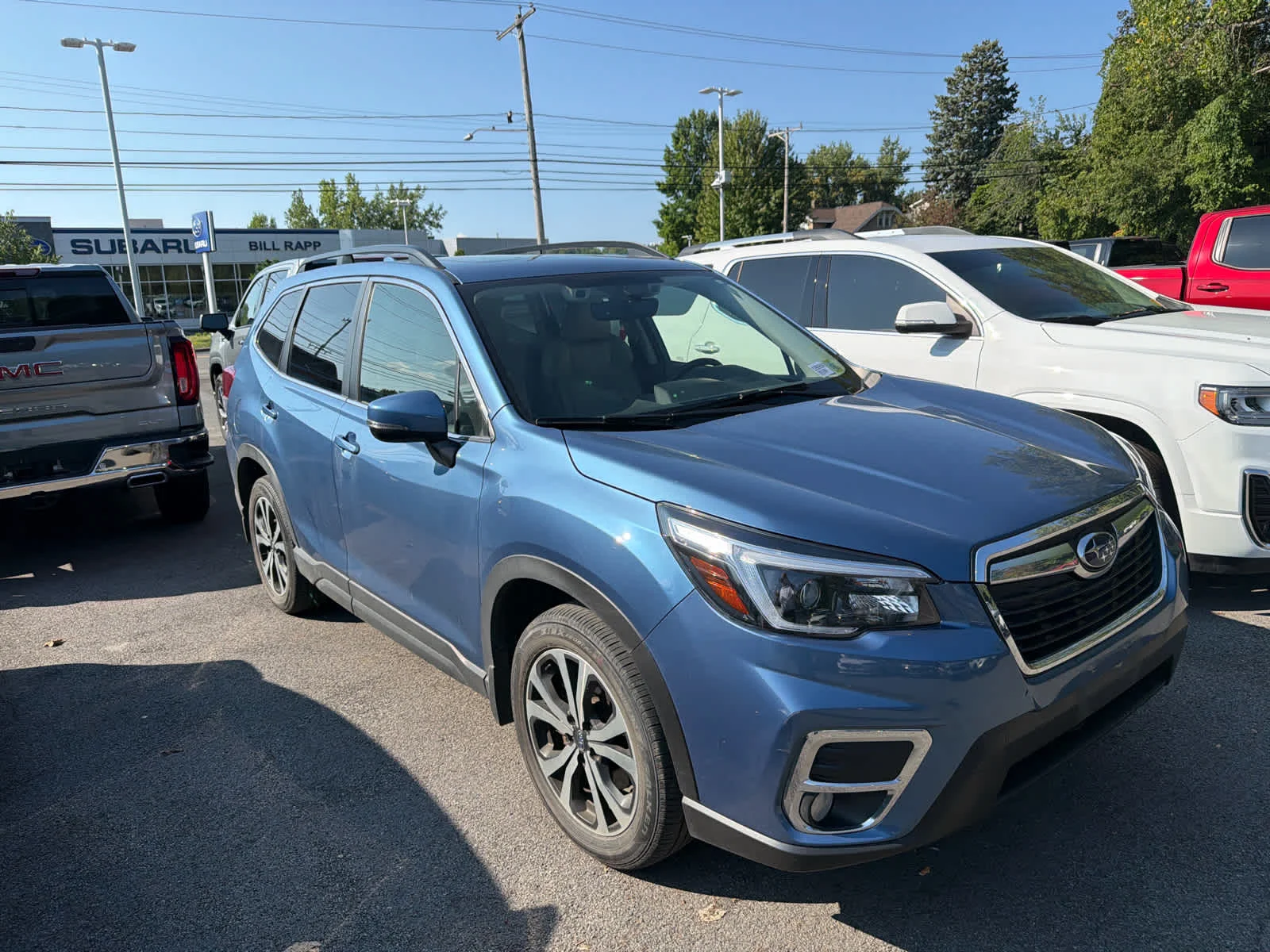 Used 2021 Horizon Blue Pearl Subaru Limited image 21