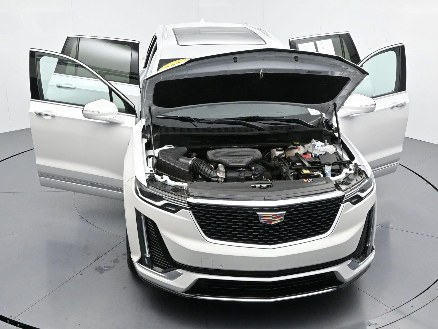 Used 2024 Crystal White Tricoat Cadillac Premium Luxury image 35