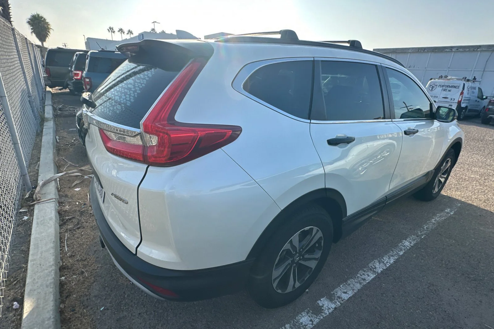 Used 2017 White Honda LX image 4