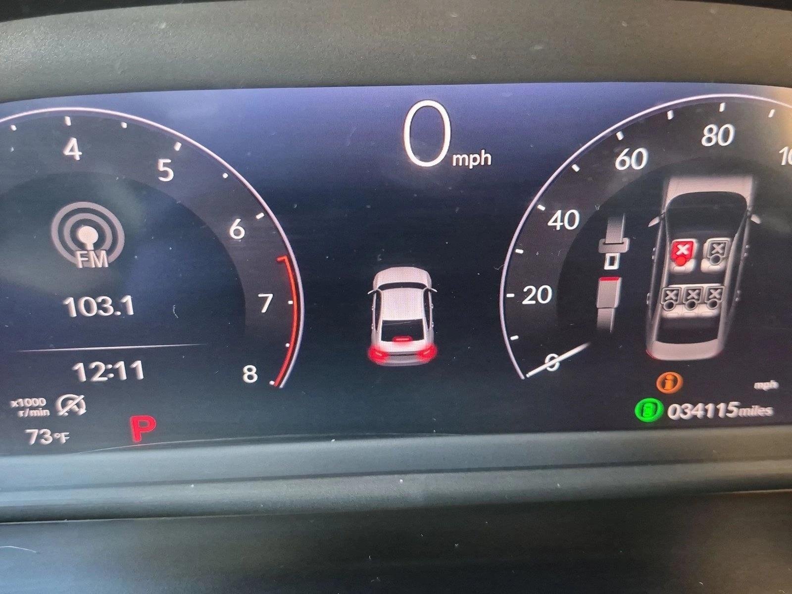 Used 2024 Solar Silver Metallic Honda EX image 11