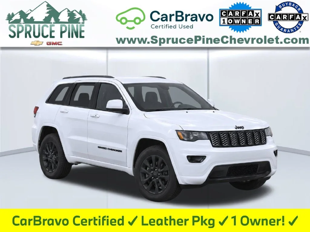 Certified Used 2020 White Jeep Altitude image 1