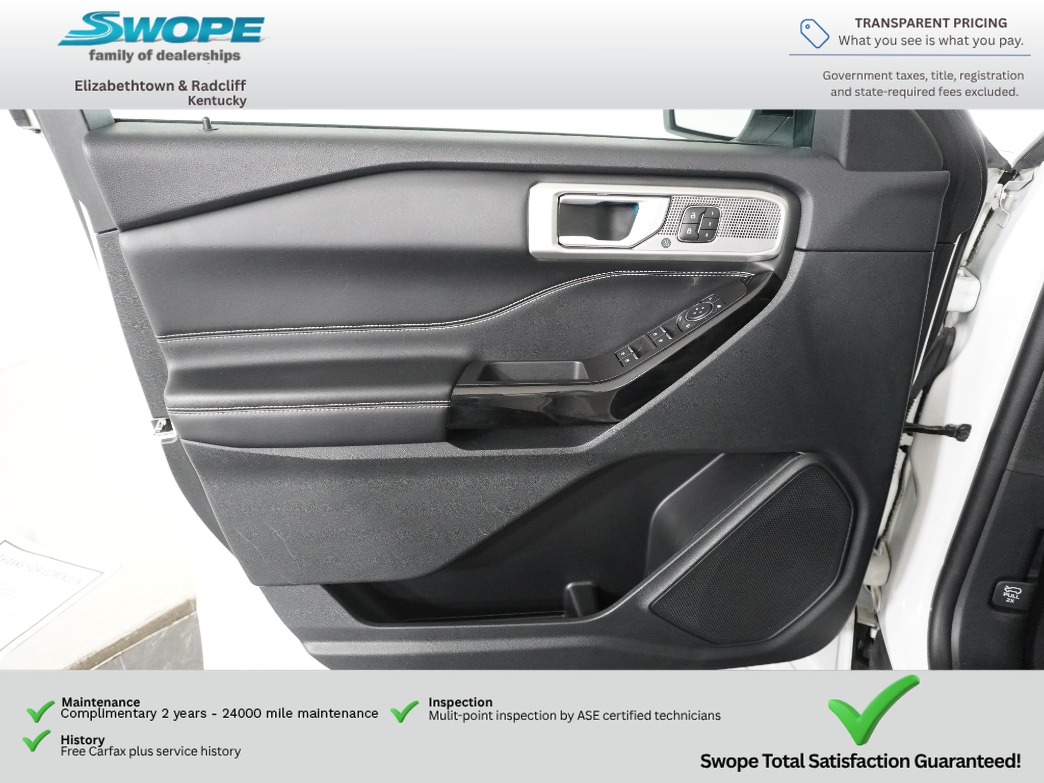 Used 2023 Star White Metallic Tri-Coat Ford ST image 15