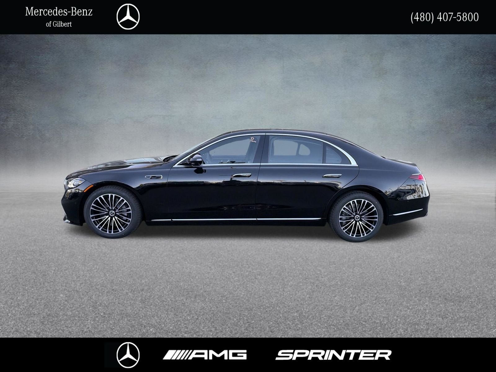 New 2027 Obsidian Black Metallic Mercedes-Benz S 500 image 3